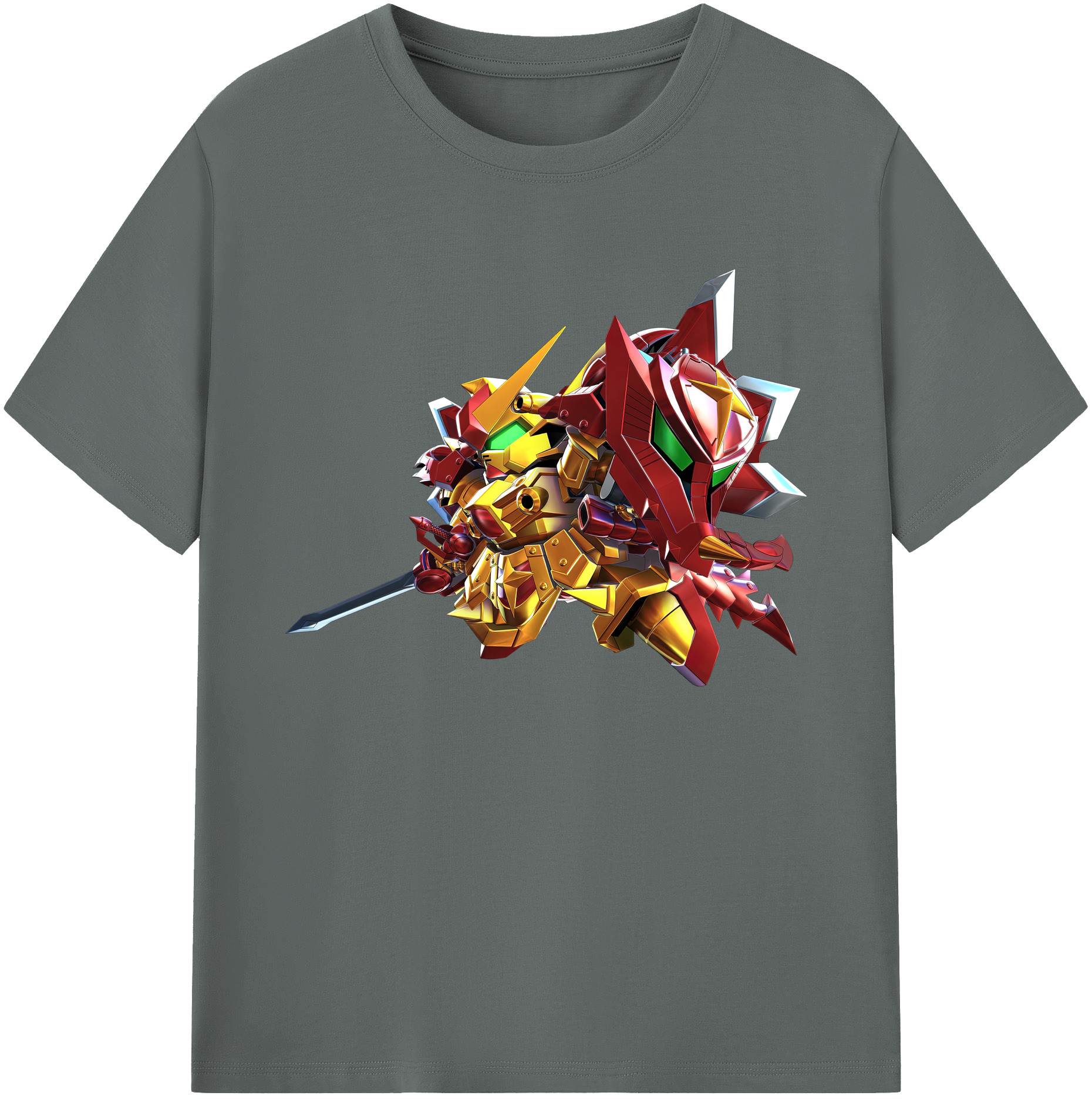 （画像用） 機動戦士ガンダム Mobile Suit Gundam 綿100％ メンズ半袖Tシャツ｜肌触りやわらか＆通気性
